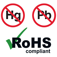 RoHS Compliant - NO Hg - NO Pb